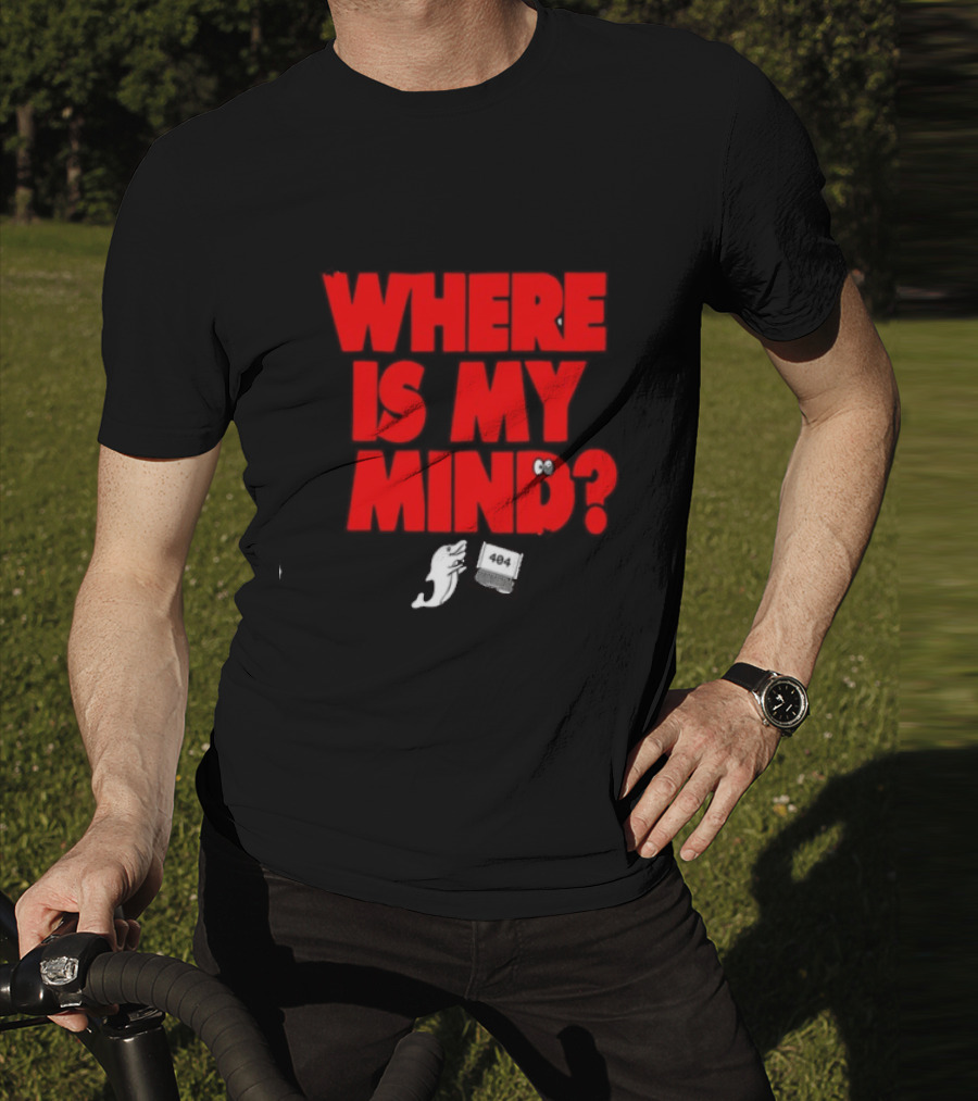 Where Is My Mind 404 Not Found Ghost Laptop T-Shirt