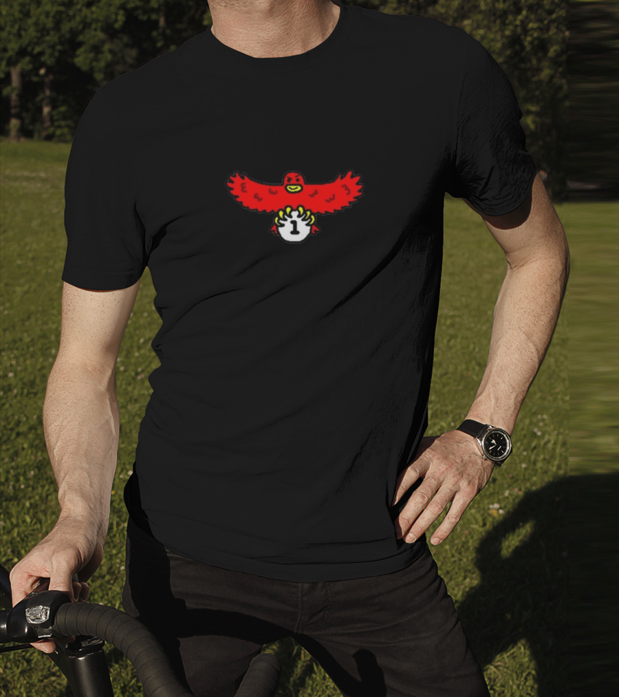 Atlhawks Snatched The #1 Pick Bold Red Bird With Number One T-Shirt