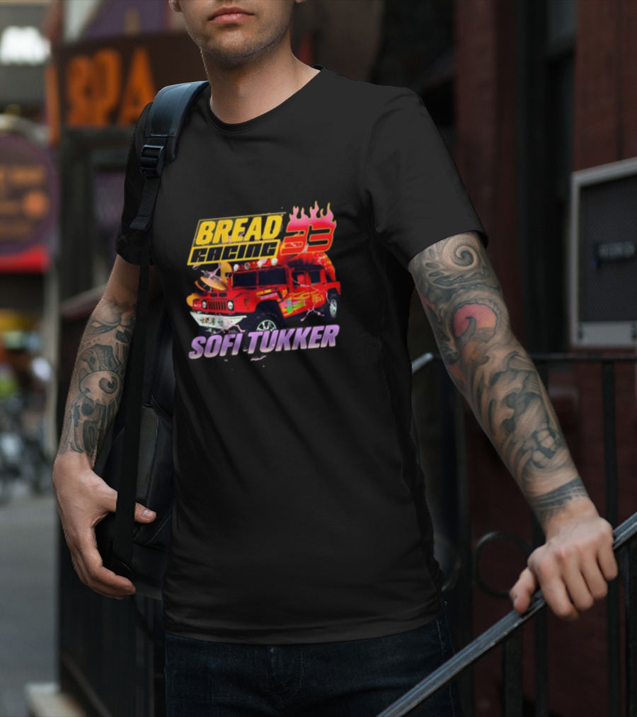Bread Racing 33 Sofi Tukker Red Hummer With Flames T-Shirt