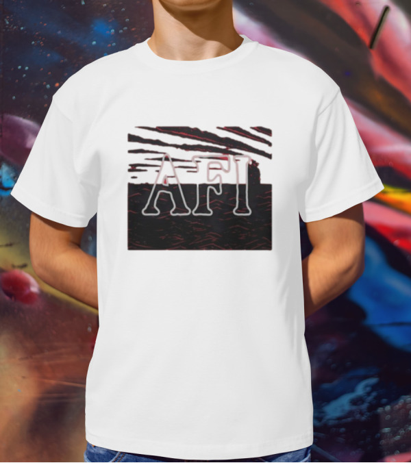 Afireinside AFI Black Sails Striped T-Shirt