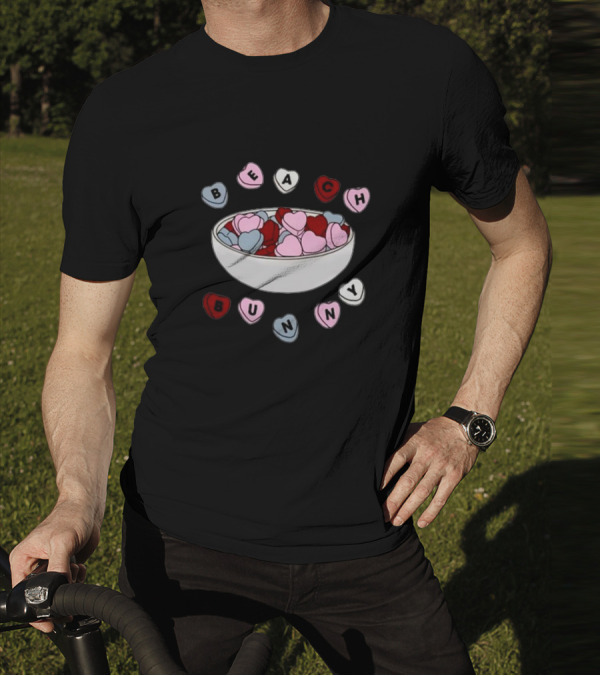 Beach Bunny Heart Candy Bowl T-Shirt