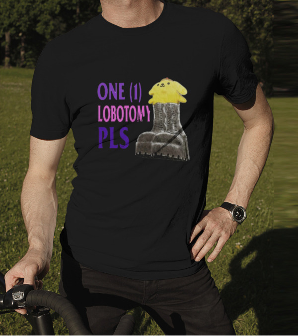 Jmcgg Pompompurin One 1 Lobotomy Pls Cute Character In Platform Boots T-Shirt