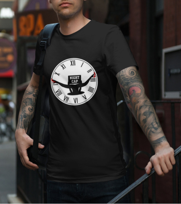 Night Cap Quarter To Three Clock T-Shirt