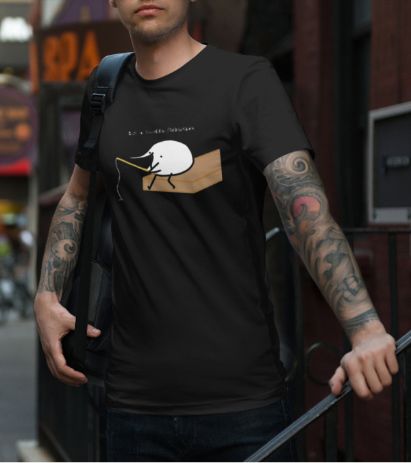 Berdyaboi But A Humble Fisherman Simple Fishing Line Drawing T-Shirt