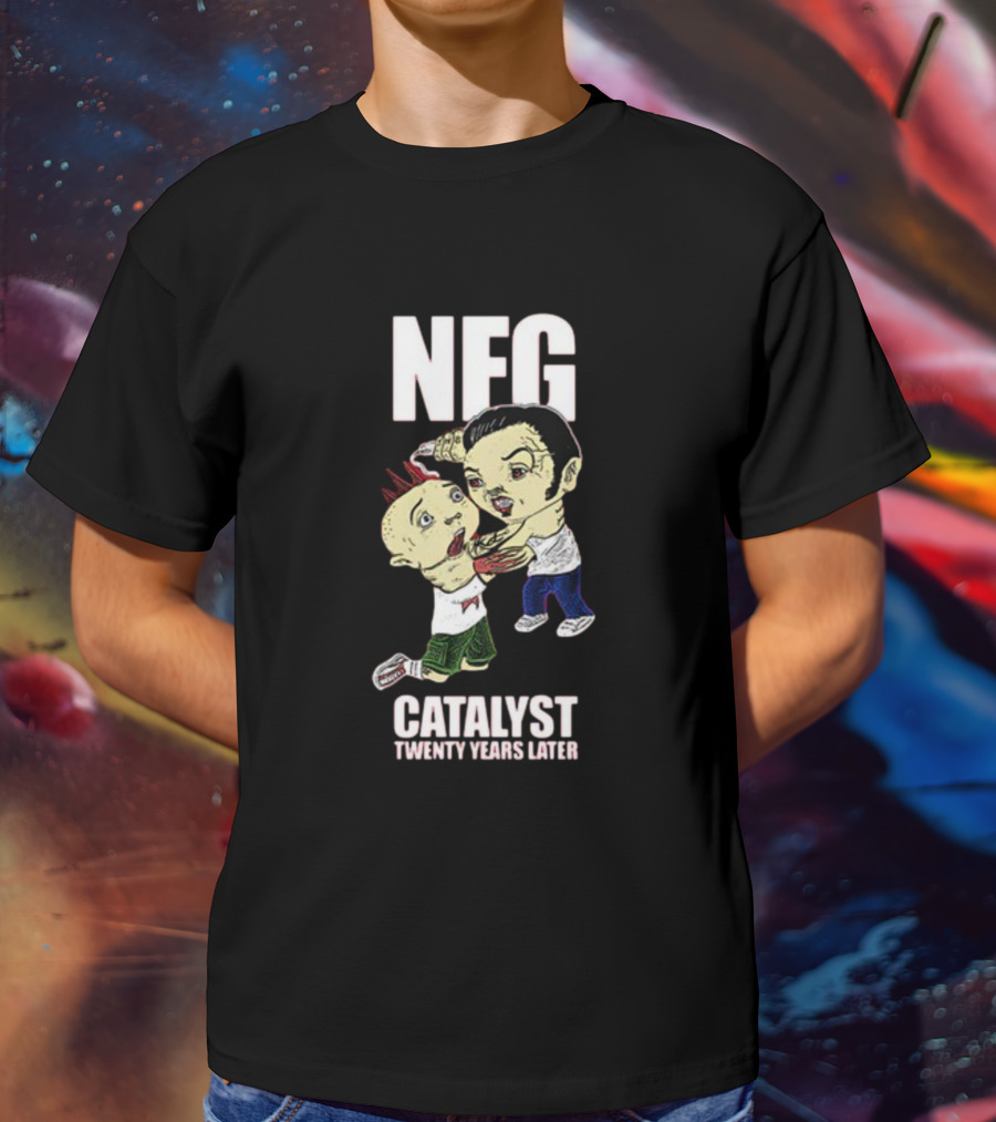 NFG Catalyst Twenty Years Later Cartoon Fight T-Shirt