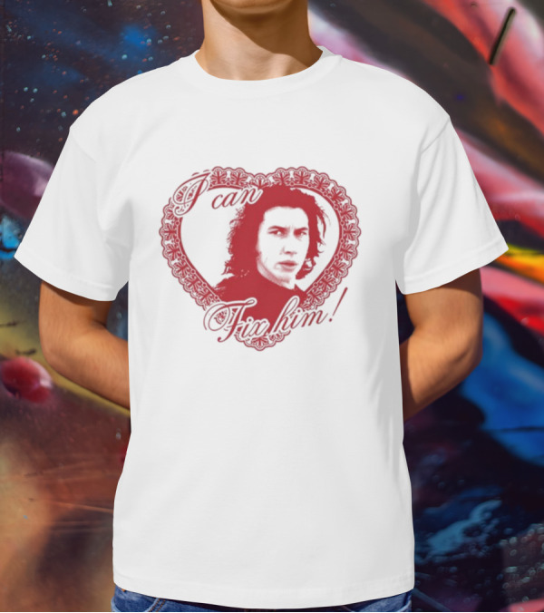 Tresshirts Camisa I Can Fix Him Kylo Ren Heart Frame T-Shirt