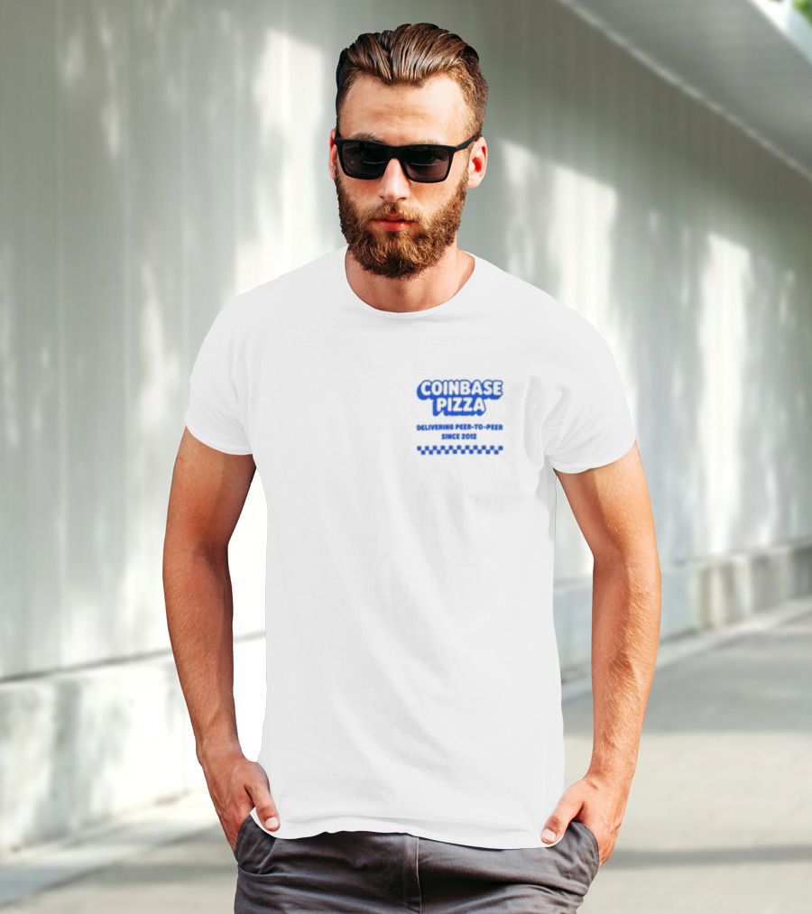 COINBASE PIZZA DELIVERING PEER-TO-PEER SINCE 2010 T-Shirt