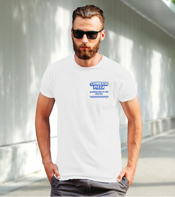 COINBASE PIZZA DELIVERING PEER-TO-PEER SINCE 2010 T-Shirt