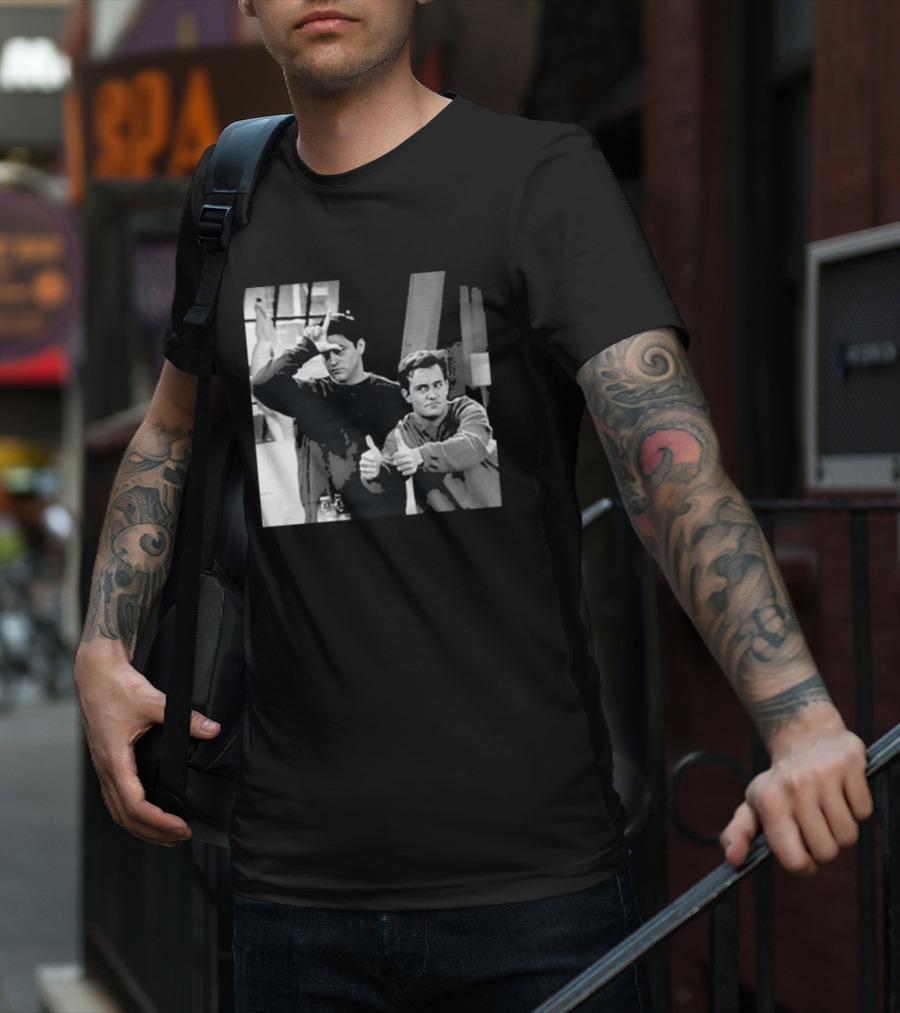 Friends Joey And Chandler Funny Gesture Scene T-Shirt