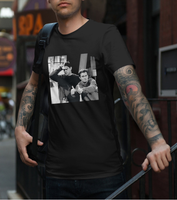 Friends Joey And Chandler Funny Gesture Scene T-Shirt