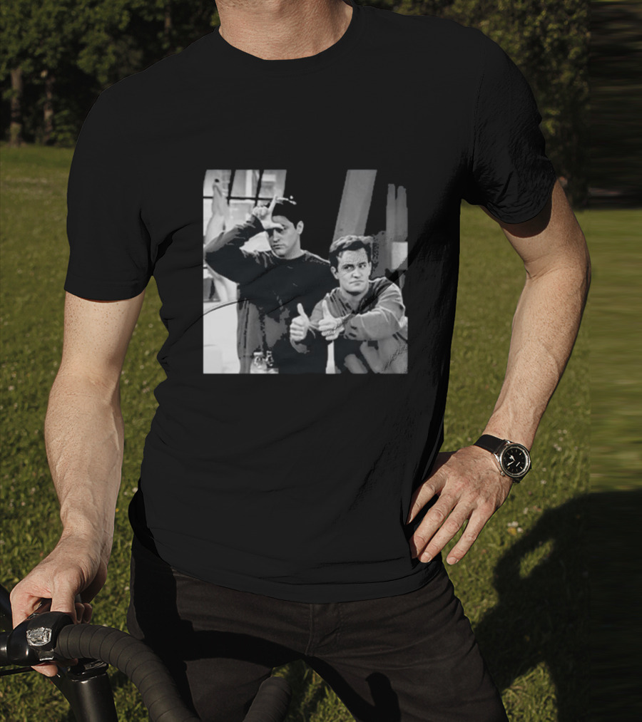 Friends Joey And Chandler Funny Gesture Scene T-Shirt