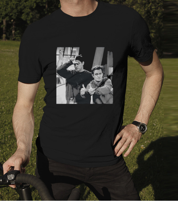 Friends Joey And Chandler Funny Gesture Scene T-Shirt