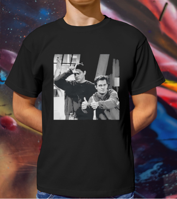 Friends Joey And Chandler Funny Gesture Scene T-Shirt