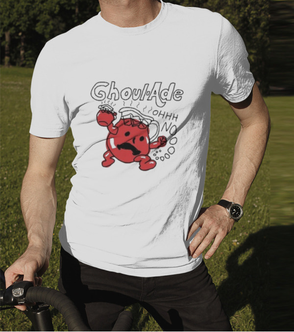 Ghoul-Ade Ohhh No Monster Juice Pitcher Panic Retro Scream T-Shirt