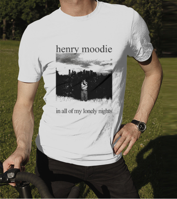 Henry Moodie In All Of My Lonely Nights Dark Skyline Scene T-Shirt