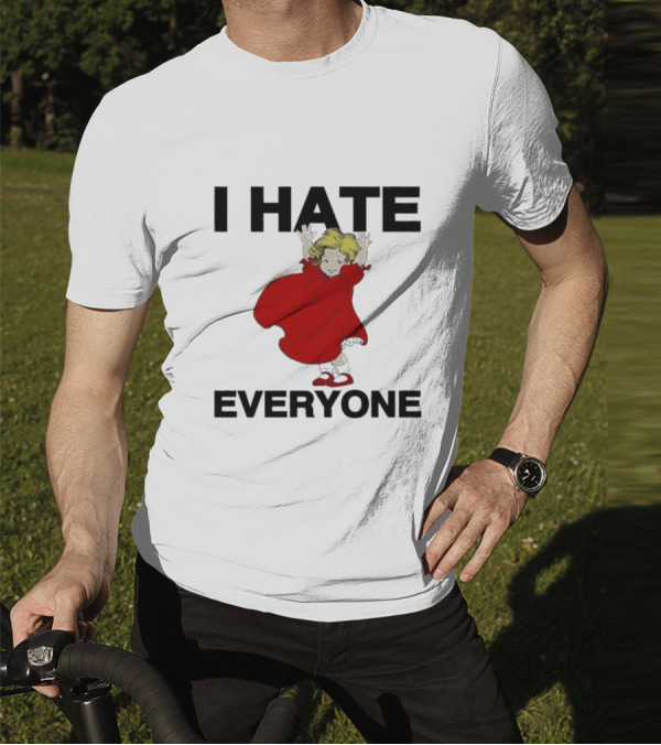 I Hate Everyone Baby Cute Red Dress Girl T-Shirt
