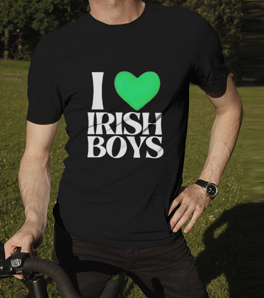 I Heart Irish Boys St. Patrick's Day Love T-Shirt