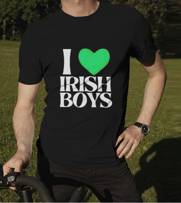 I Heart Irish Boys St. Patrick's Day Love T-Shirt