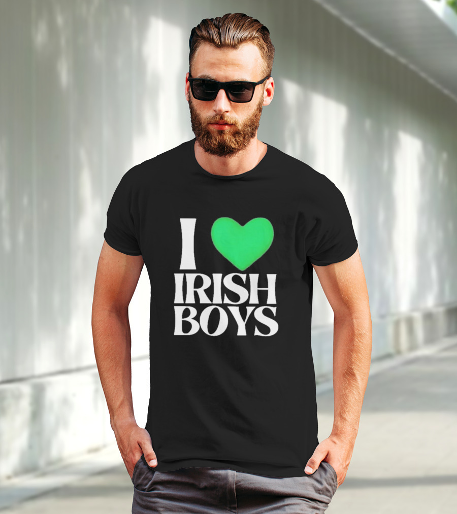 I Heart Irish Boys St. Patrick's Day Love T-Shirt