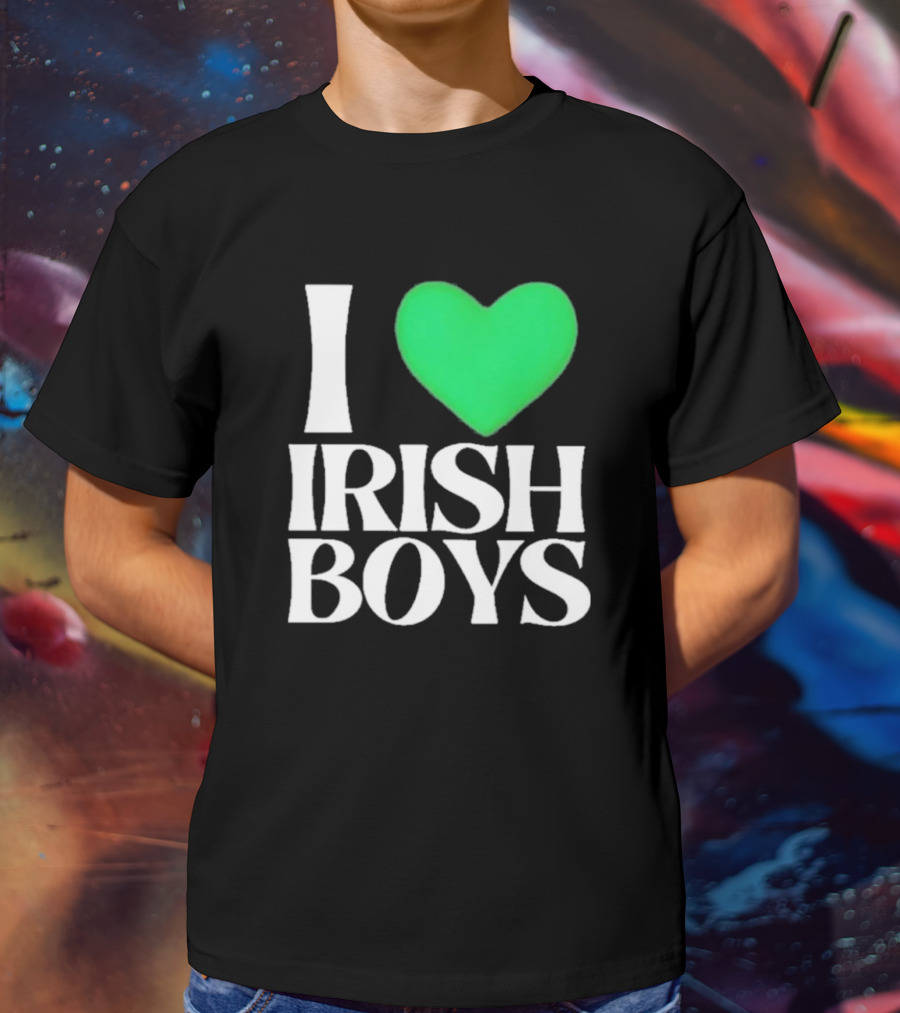I Heart Irish Boys St. Patrick's Day Love T-Shirt