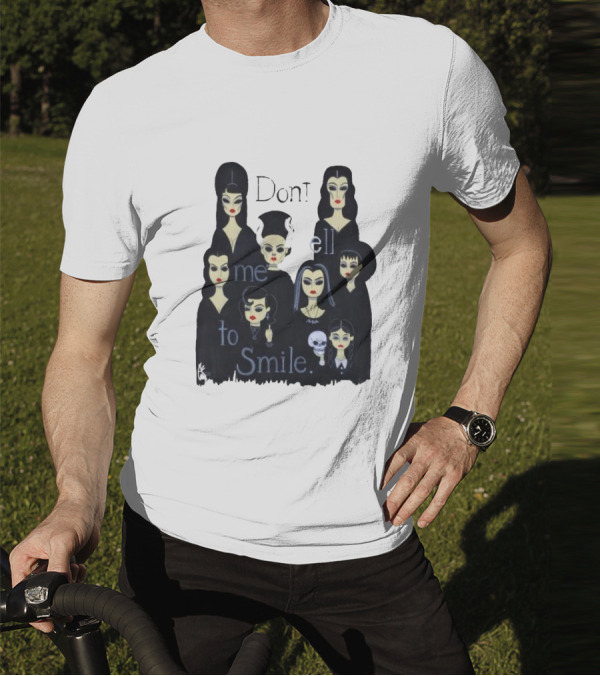 Celebrate World Goth Day El Gato Gomez’s Don’t Tell Me To Smile Group Of Gothic Women T-Shirt