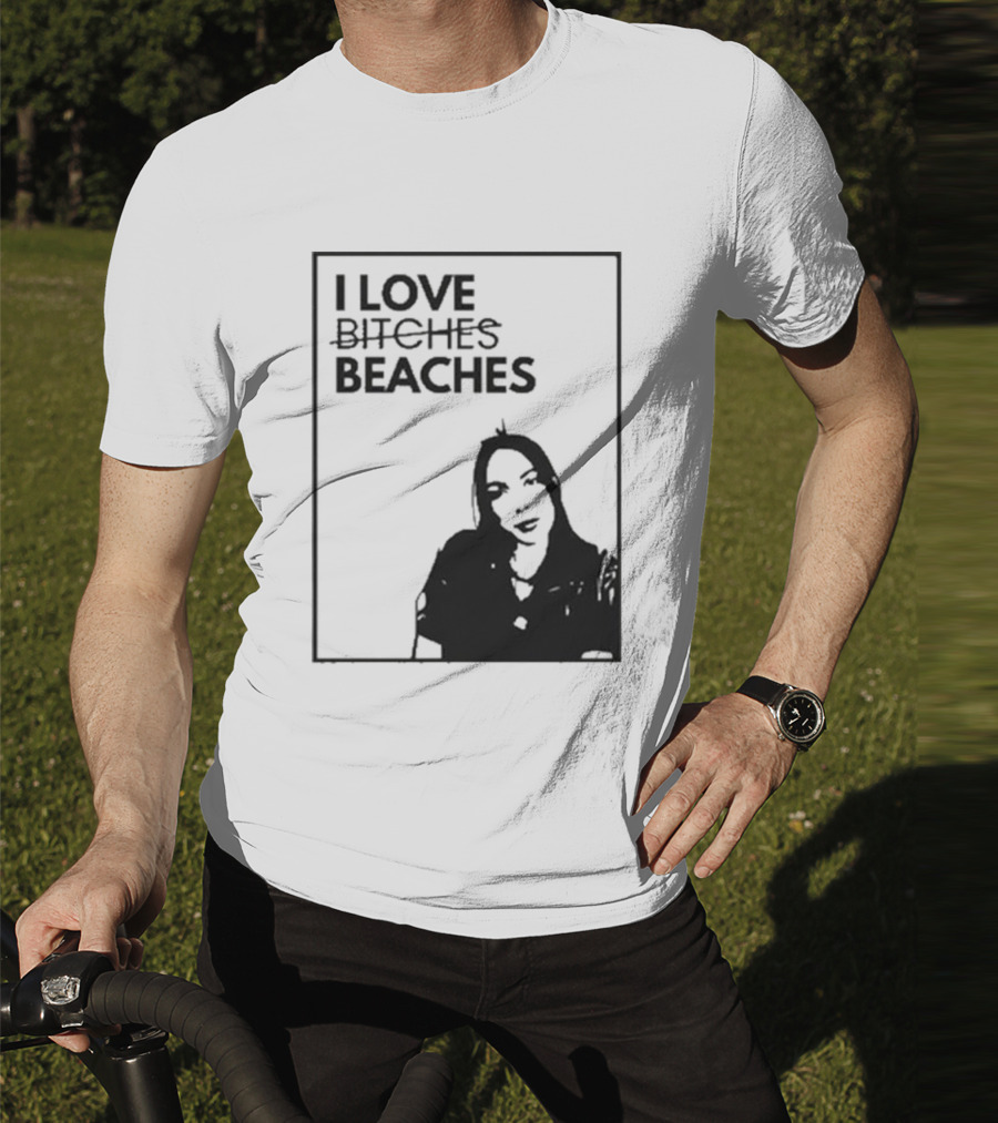Charlotte I Love Beaches Image T-Shirt
