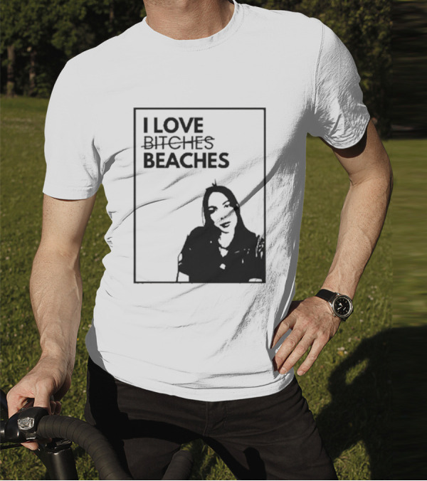 Charlotte I Love Beaches Image T-Shirt