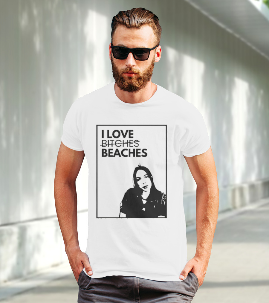 Charlotte I Love Beaches Image T-Shirt