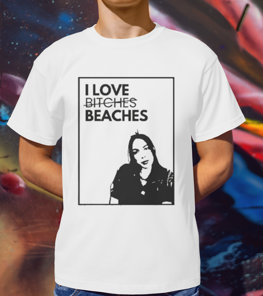 Charlotte I Love Beaches Image T-Shirt