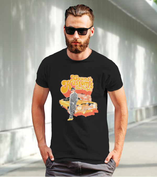 Count’s Kustoms Superfly Cadillac Eldorado Las Vegas Strip T-Shirt