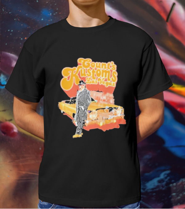 Count’s Kustoms Superfly Cadillac Eldorado Las Vegas Strip T-Shirt
