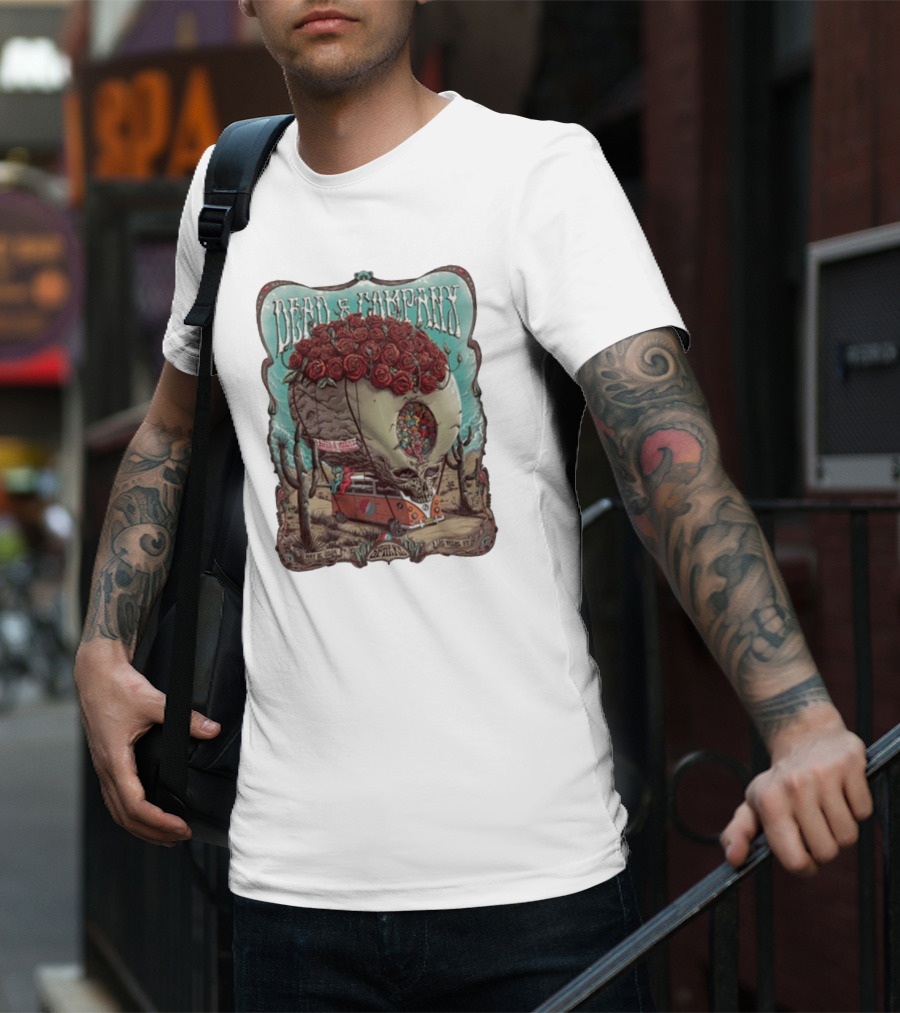 Dead And Company Skull Roses And VW Bus May 16 T-Shirt