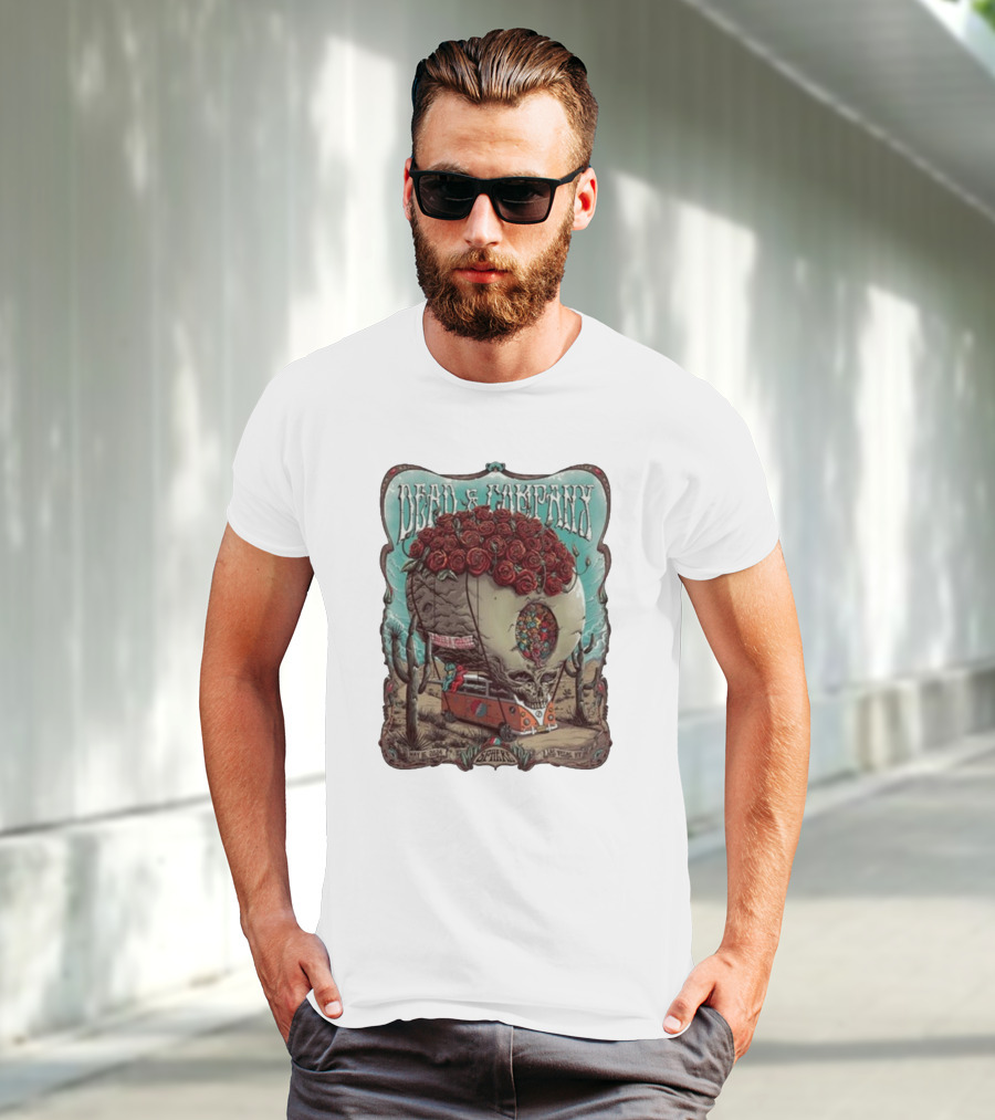 Dead And Company Skull Roses And VW Bus May 16 T-Shirt