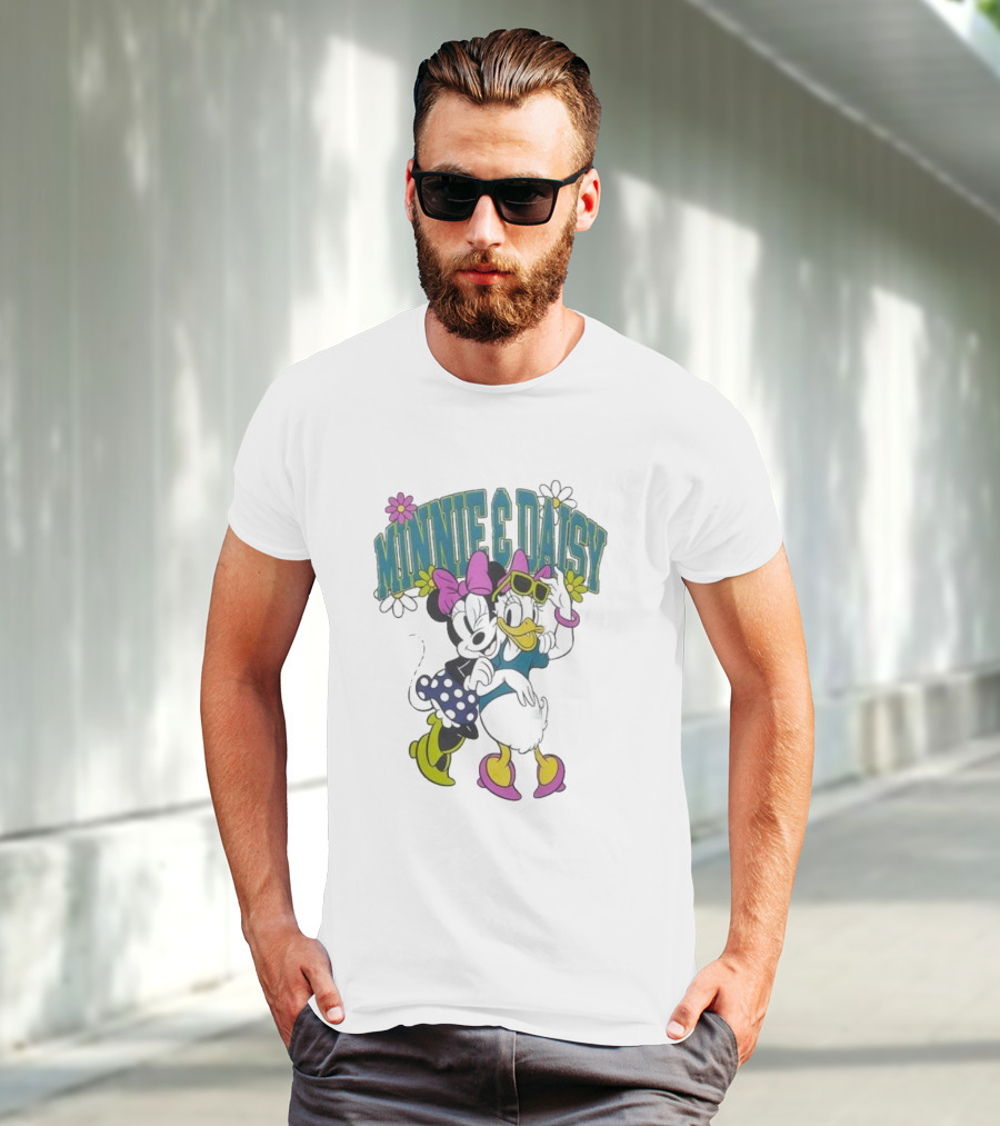 Disney Minnie And Daisy Youth Playful Friends T-Shirt
