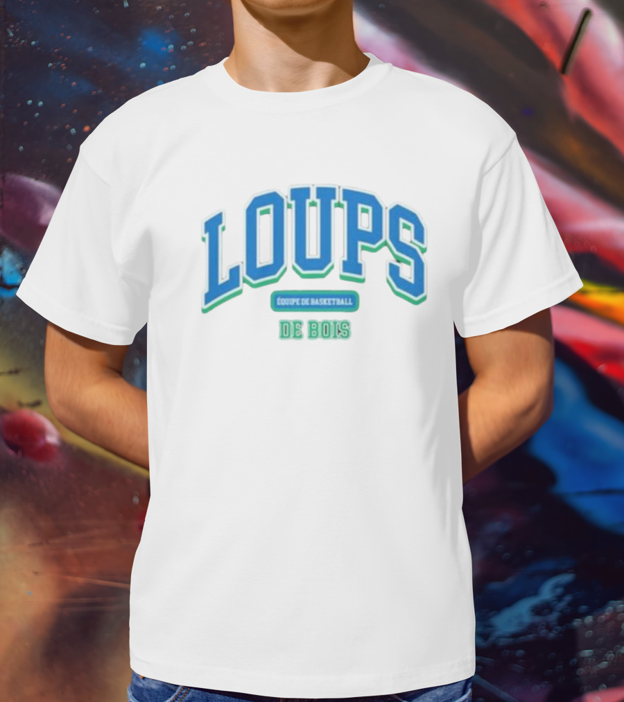 Loups Équipe De Basketball De Bois Rudy Gobert T-Shirt