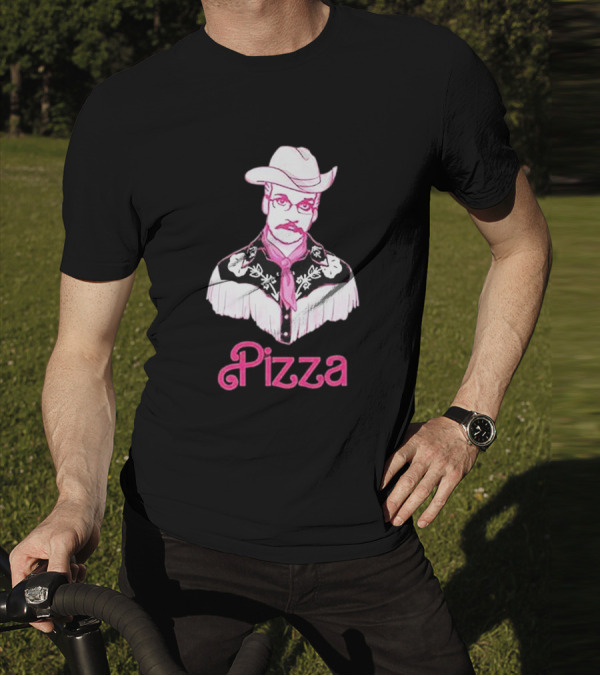 John Green He's Just Cowboy Pizza T-Shirt