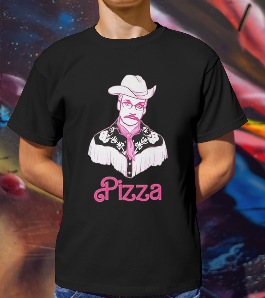 John Green He's Just Cowboy Pizza T-Shirt