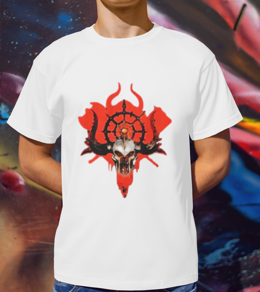 Slaves To Darkness Ravagers Skull And Chaos T-Shirt