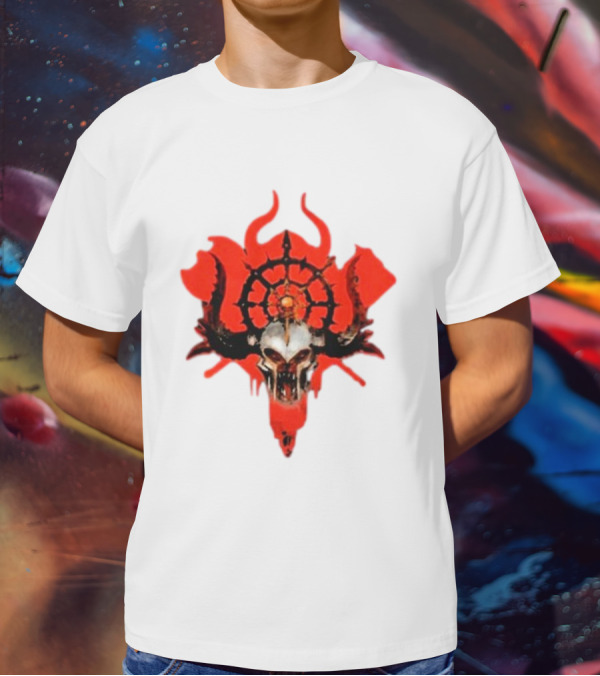 Slaves To Darkness Ravagers Skull And Chaos T-Shirt