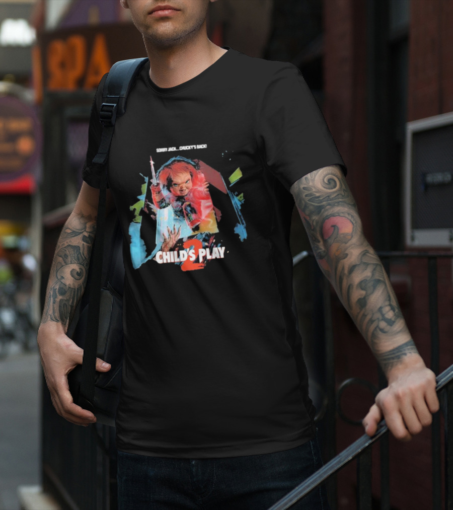 Sorry Jack Chucky’s Back Child’s Play 2 Horror T-Shirt