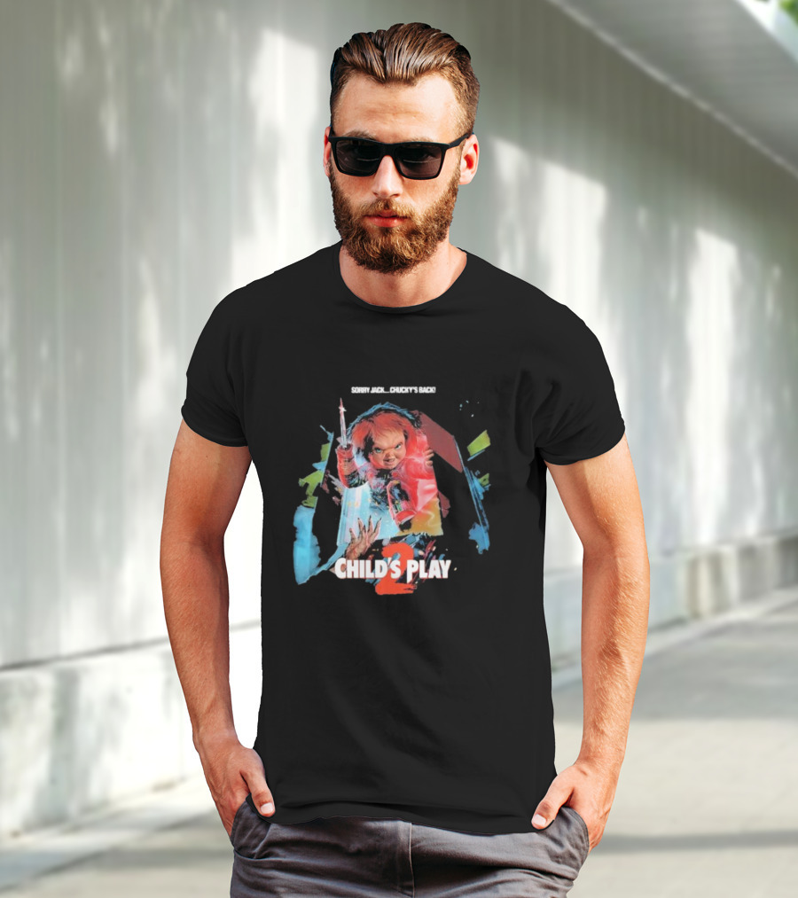Sorry Jack Chucky’s Back Child’s Play 2 Horror T-Shirt