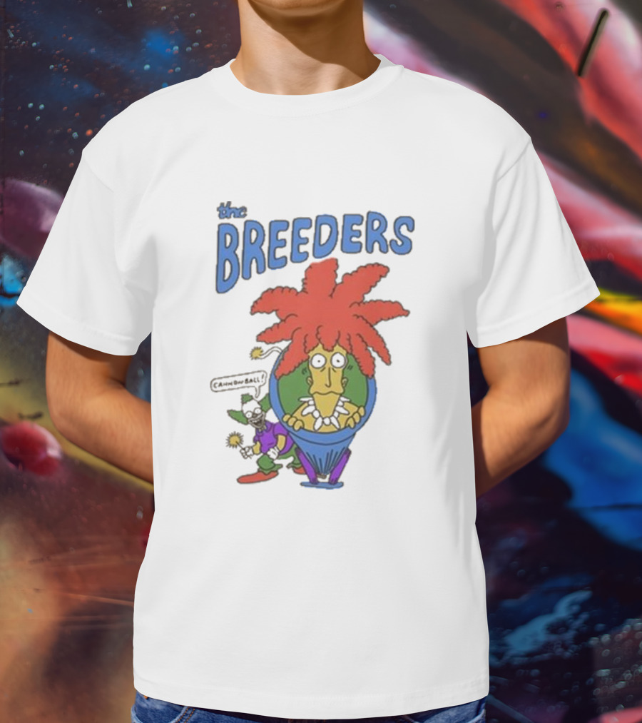 The Breeders I'm The Last Splash Cartoon Character With Red Hair In Vase T-Shirt