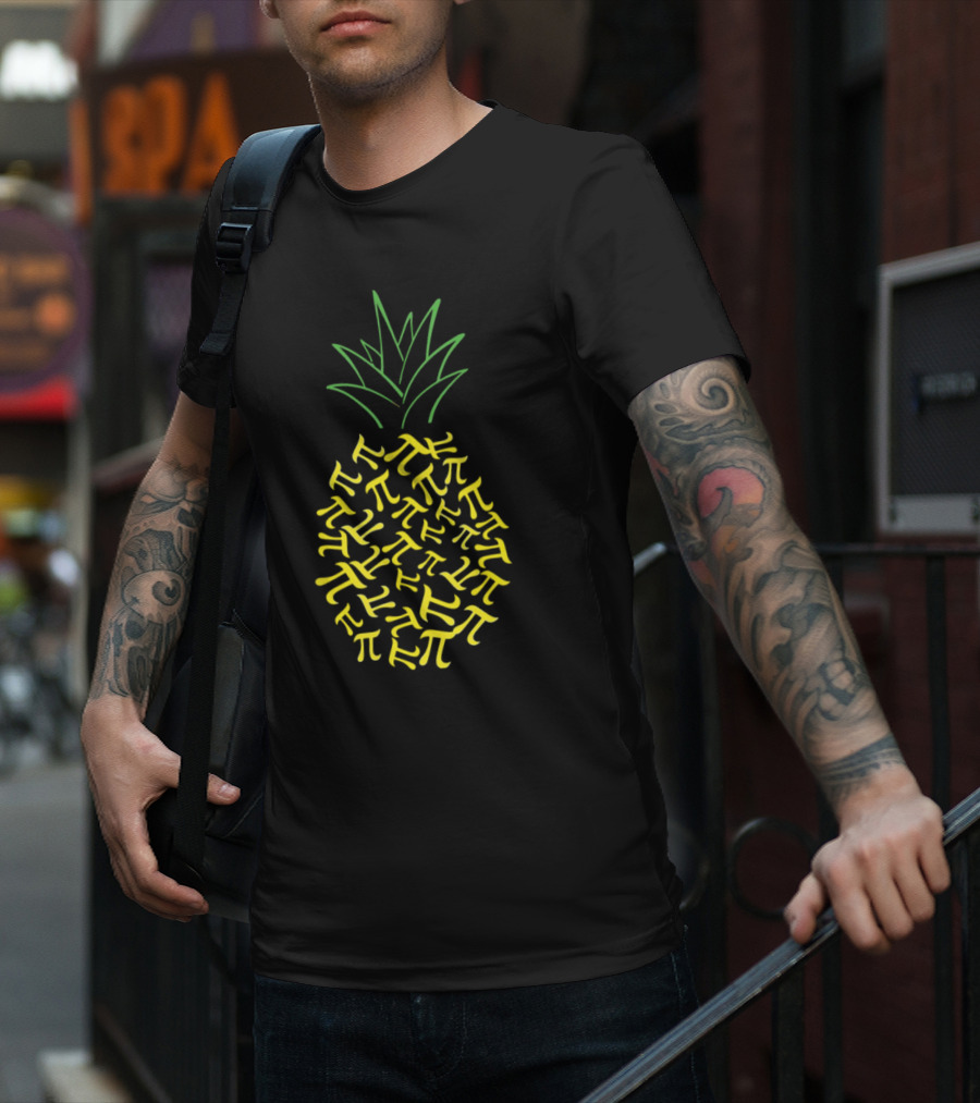 Pi Day Pineapple Math Humor T-Shirt