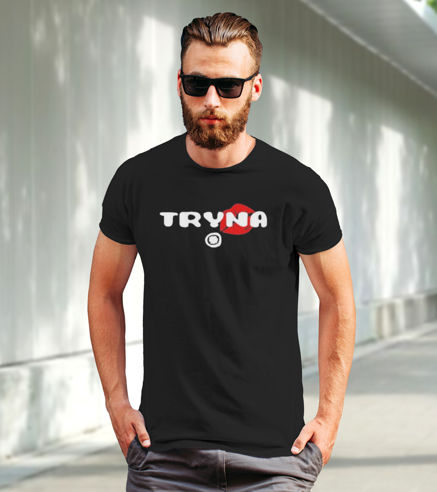 Loveland Tryna Lip Red Lips T-Shirt