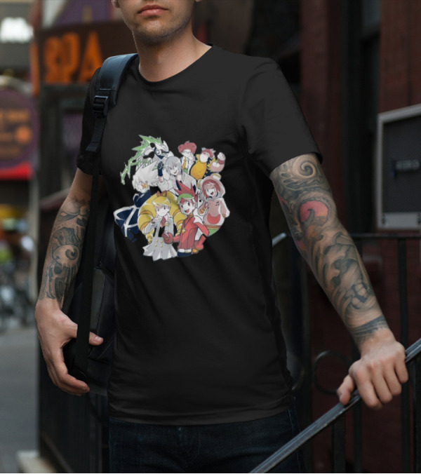 Mega Man Star Force Allies Heroes And Characters T-Shirt