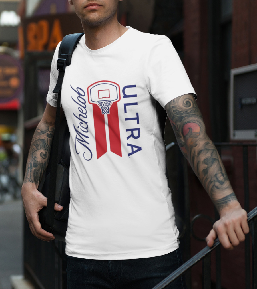 Michelob Ultra Basketball Hoop T-Shirt