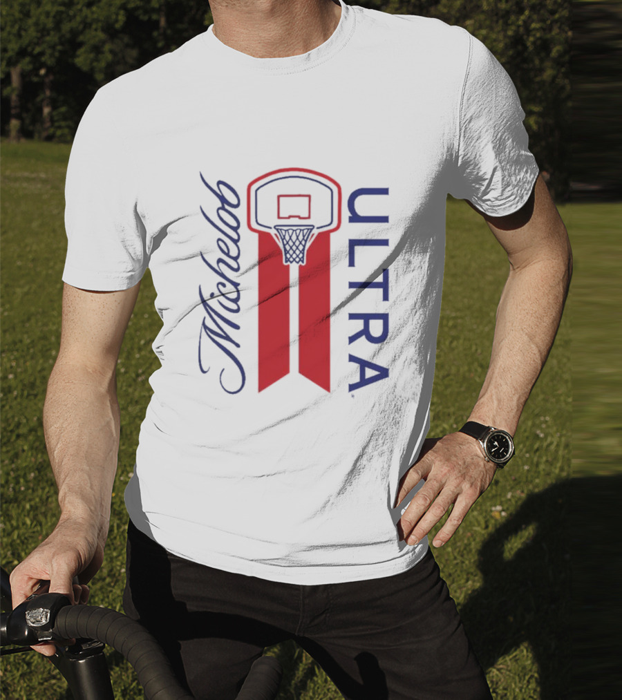 Michelob Ultra Basketball Hoop T-Shirt