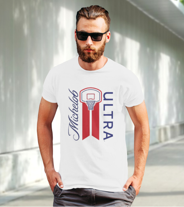 Michelob Ultra Basketball Hoop T-Shirt