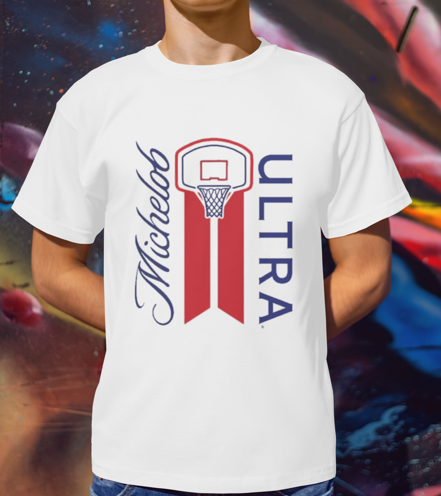 Michelob Ultra Basketball Hoop T-Shirt