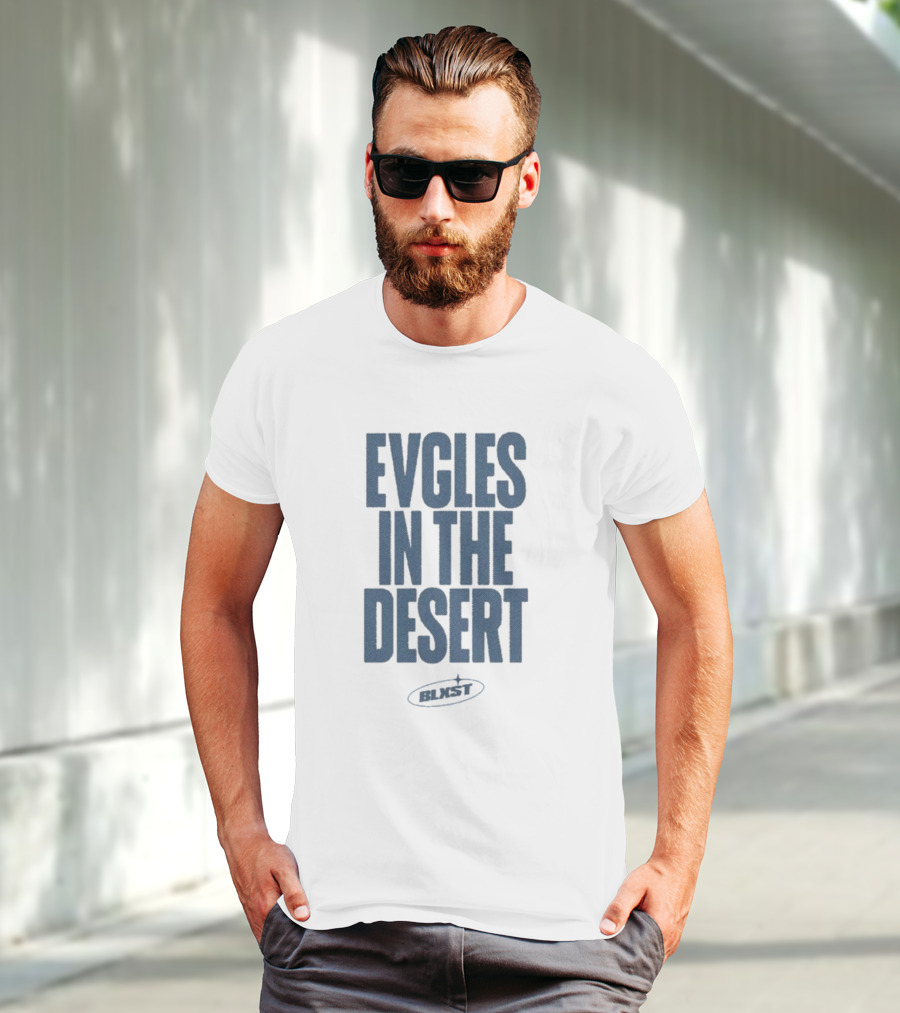 Blxst Evgles In The Desert Denim T-Shirt